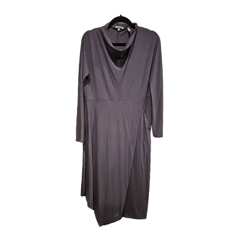 ‎OSKA Mock Turtleneck Asymmetric Dress - Size 0